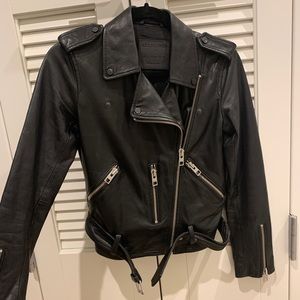 Allsaints Balfern Leather biker jacket